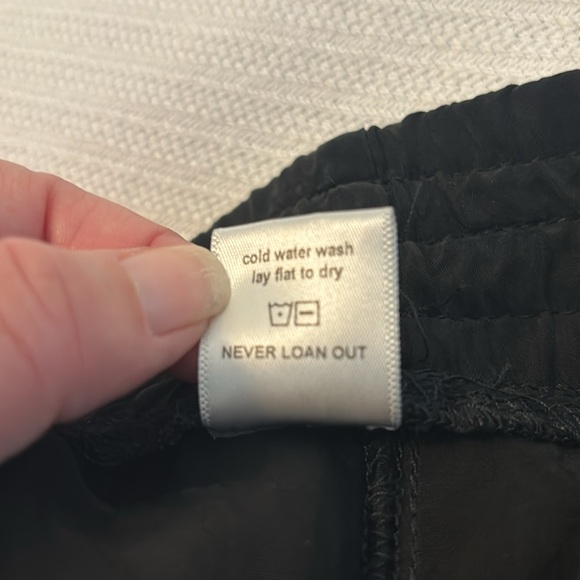 Nation LTD black rayon joggers SZ M made in LA silky texture pull on pants chic - Picture 8 of 16